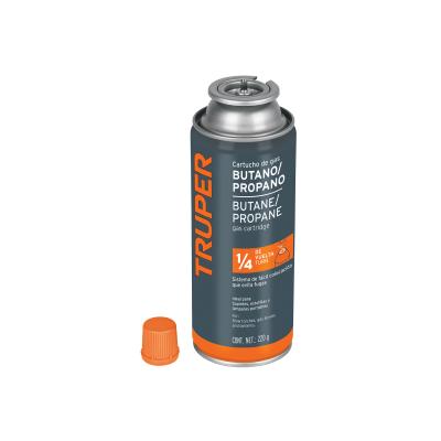 LATA DE GAS 220GR 1/4 DE VUELTA TRUPER (11920)